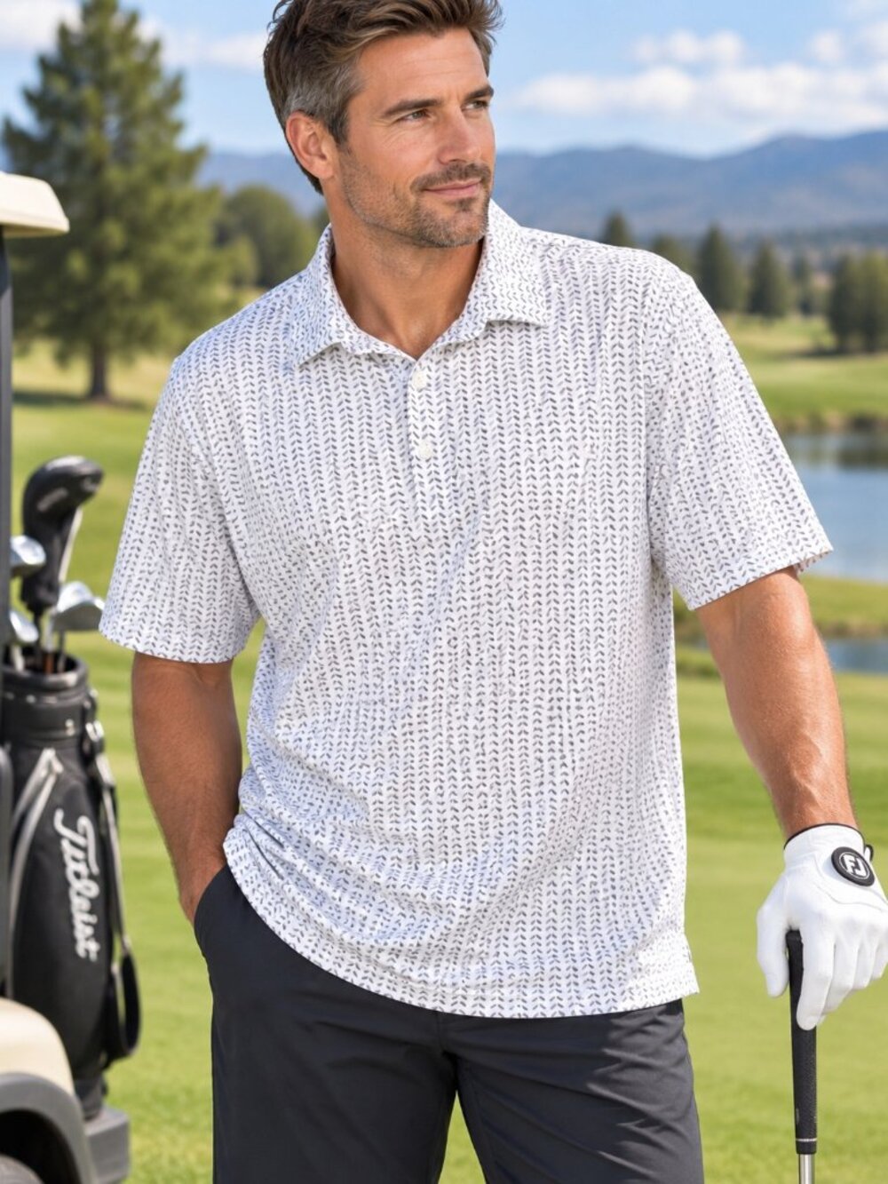 Antigua Men's Golf Polo